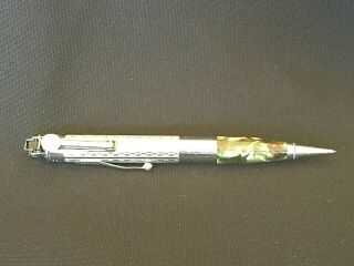 Vintage Ronson Penciliter,  Mechanical Pencil & Lighter “pearl Green” C1935