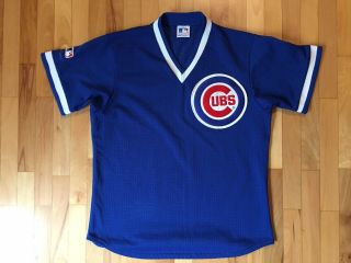 Vintage Majestic Chicago Cubs Jersey Major League Baseball Size Xl Made In Usa
