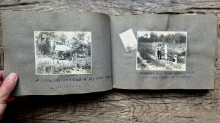 CIRCA 1903 HANDWRITTEN DIARY RAILROAD SURVEYOR OHIO KY WYOMING 132 PHOTOS ALBUM 3