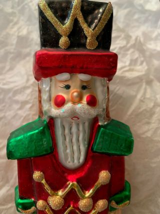 Christopher Radko Soldier Or Nutcracker Vintage Ornament 2