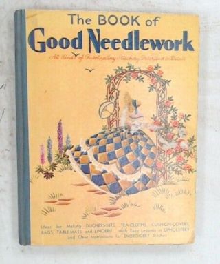 The Book Of Good Needlework No.  5 (art Deco Style) Vintage Hardback Book - M33