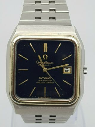 Vintage OMEGA Men ' s Constellation Date Automatic 1970s Swiss Made 3