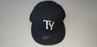 Dermis Garcia York Yankees Game Issued Autograph Hat Tampa Yankees