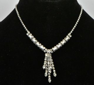 Vintage Signed Weiss Art - Deco Crystal & Rhinestone Necklace