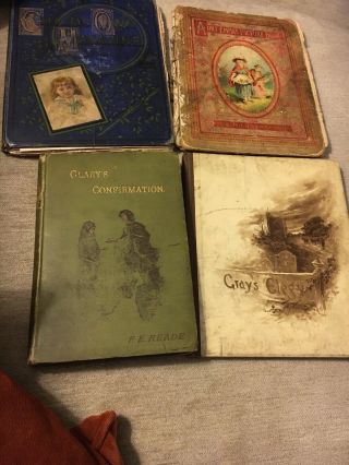Vintage/antique Books X 4 1870’s - 1920’s