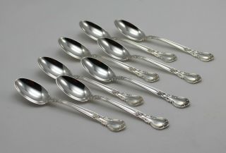 Gorham Chantilly Sterling Silver Demitasse Spoons - Set Of 8 - 4 " - No Monogram