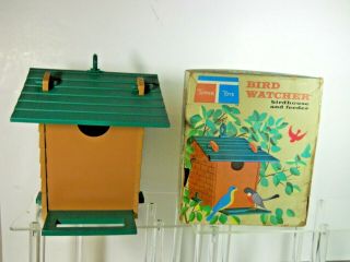 Vintage Tupperware Toys Bird Watcher Birdhouse And Feeder 1960s Rare