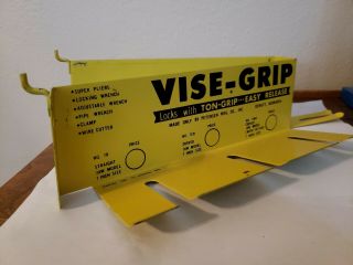 Vintage Peterson Vise - Grip Metal Store Display Rack Tool Rack Dewitt,  Nebraska