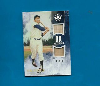 2018 Panini Diamond Kings Dk Materials Gold Carl Furillo Brooklyn Dodgers 1/10