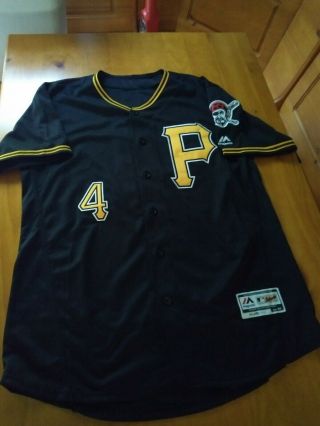 Majestic Mlb Pittsburgh Pirates 4 Sz 44 Baseball Jersey Nwt