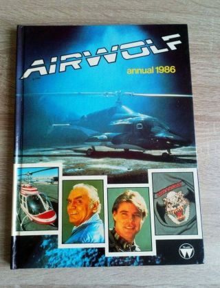 Airwolf Annual 1986 Vintage Television Series Hardback