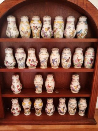Lenox Spice Jars ‘birds & Blossoms‘ Vintage 1994 X 25