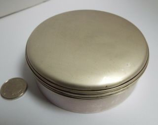 Rare Early Dated English Antique Georgian 1822 Sterling Silver Table Box