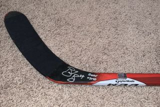 San Jose Sharks Brent Burns Autographed Game Hockey Stick 2016 Ysms