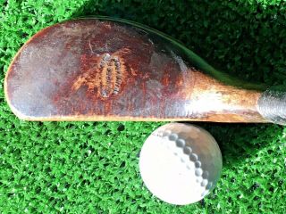 Antique Hickory Golf Club Very Rare Anderson Long Nossed Putter