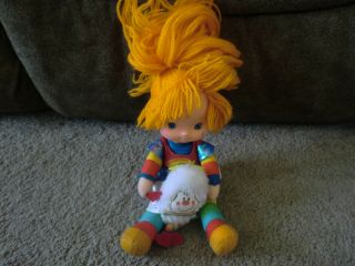 Vintage 1983 Mattel Hallmark Rainbow Brite Doll 10 " With Twink Sprite Plush Toy