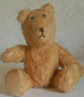 Antique Vintage Steiff ? Jointed 11 " Teddy Bear Plush Stuffed Animal