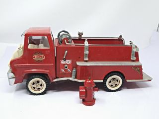 Vintage 1965 - 68 Tonka Toys Gas Turbine Pumper Fire Truck
