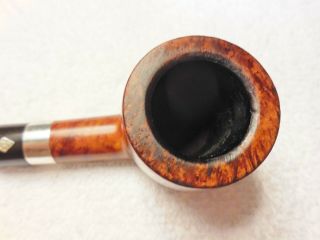 BBB OWN MAKE LONDON ENGLAND 530 STERLING BAND BBB BRASS INLAY POT TYPE PIPE 3