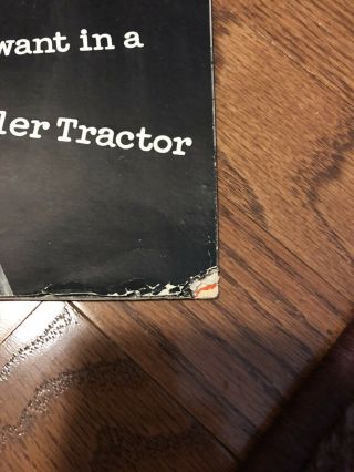Vintage Allis Chalmers HD - 7 Crawler Tractor Dealer ' s Sales Brochure 2