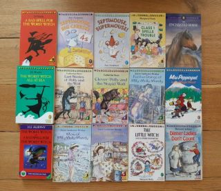 Bundle Of Vintage Pb Children’s Books 90s Young Puffin Worst Witch Milly Molly M