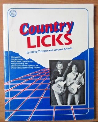 Vintage Country Licks By Steve Trovato And Jerome Arnold 1983