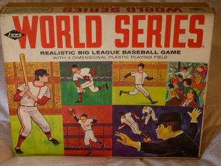 Vintage Lowe All - Star 1969 World Series Baseball Board Game.  Realistic 3 D