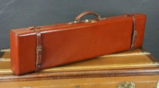 Stunning Vintage Leather Gun Case Hunting