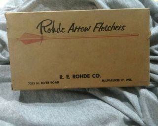 Vintage Rohde Arrow Fletchers Tool Rohde Junior Bear Archery Co.