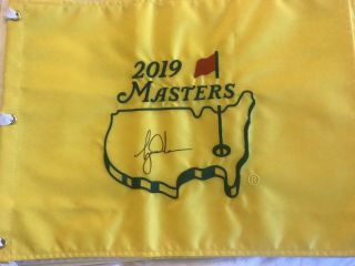 Tiger Woods Signed 2019 Masters Flag