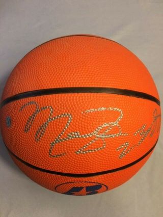 Michael Jordan And Lebron James Signed Authentic Basketball/ 2 Superstars