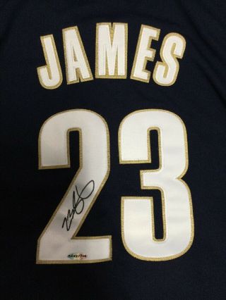 Lebron James Signed Auto Autograph Cleveland Cavaliers Jersey Upper Deck