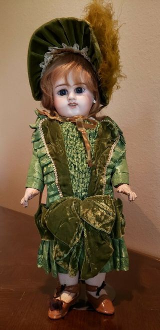 Antique French Doll " E.  D.  " Bebe Doll Eteinne Denamur,  Back Of Head Bis " E 7 D "
