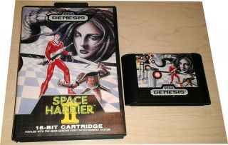 Space Harrier 2 Ii Sega Genesis Vintage Classic Retro Game And Box Case