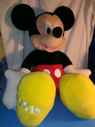 2015 - Large 40” Mickey Mouse - California Stuffed Toys Vintage Disney Productions