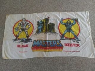 Vintage Masters Of The Universe He Man Skeletor Towel