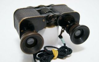 Carl Zeiss Teleater 3x13,  5 Vintage Compact Mini Binoculars Old Theatre Glasses