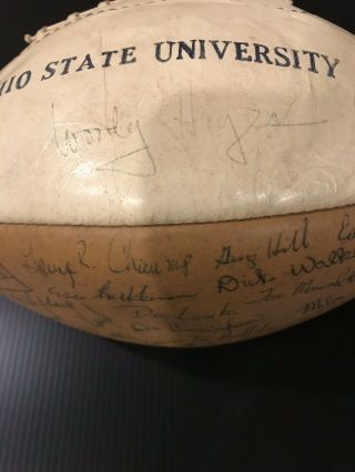 1970’s Ohio State Football Signed Woody Hayes With More 50 Players Signatures