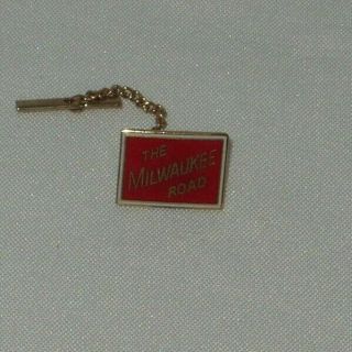 Vintage The Milwaukee Road Tie Tack/pin - St.  Paul,  Chicago Pacific Railroad