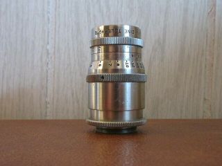 Vintage Wollensak Lens Raptar 3 Inch F/4 Cine Telephoto Lens