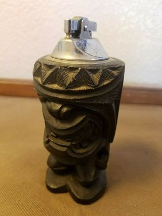 Vintage Coco Joe Hawaii Made Tiki Figure Table Lighter