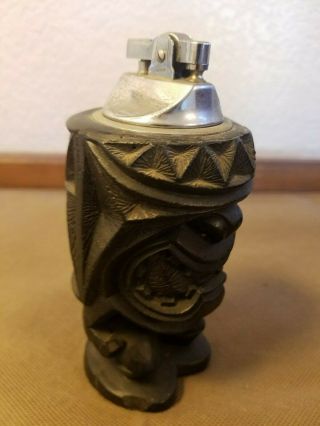 Vintage Coco Joe Hawaii Made Tiki Figure Table Lighter 2