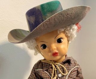 Terri Lee Jerri Lee Cowboy Hat 1950’s Vintage