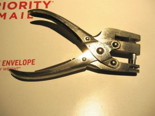 Vintage Sargent & Co.  Hole Punching Cutting Pliers Good