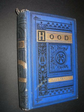 Hood Illustrated Routledge Book C.  1883 Serious & Comic Poems Thomas Hood Sonnets