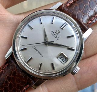 Vintage Omega Seamaster Ss Automatic Cal.  562 Men’s Watch.  Piece