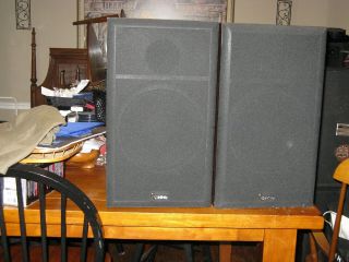 Pair Vintage Infinity Sm102 Speakers - All Drivers And