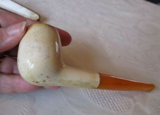 Antique Vienna meerschaum smokers pipe in case 2