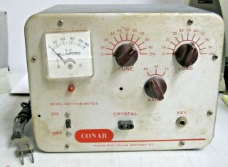 Conar Model 400 Transmitter Ham Radio Vintage