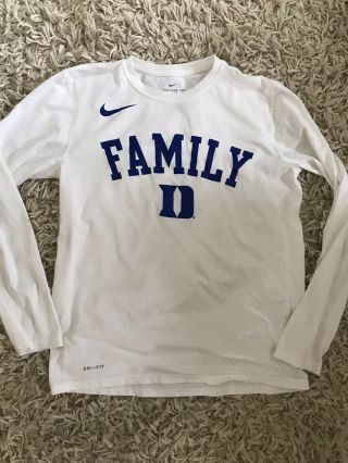 Euc Duke Nike Family Shirt March Madness Performance Medium